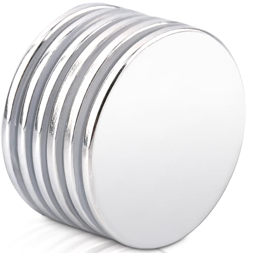 6 PCS 30x2mm Magnets Extra Strong Neodymium Magnets, Small Round Mini Magnet for Magnetic Boards, Refrigerators, Whiteboards, Crafts, Bulletin Boards, Kitchens, Office