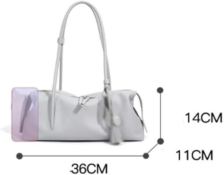 Leather Underarm Bag for Casual Office Shoulder with Single Strap