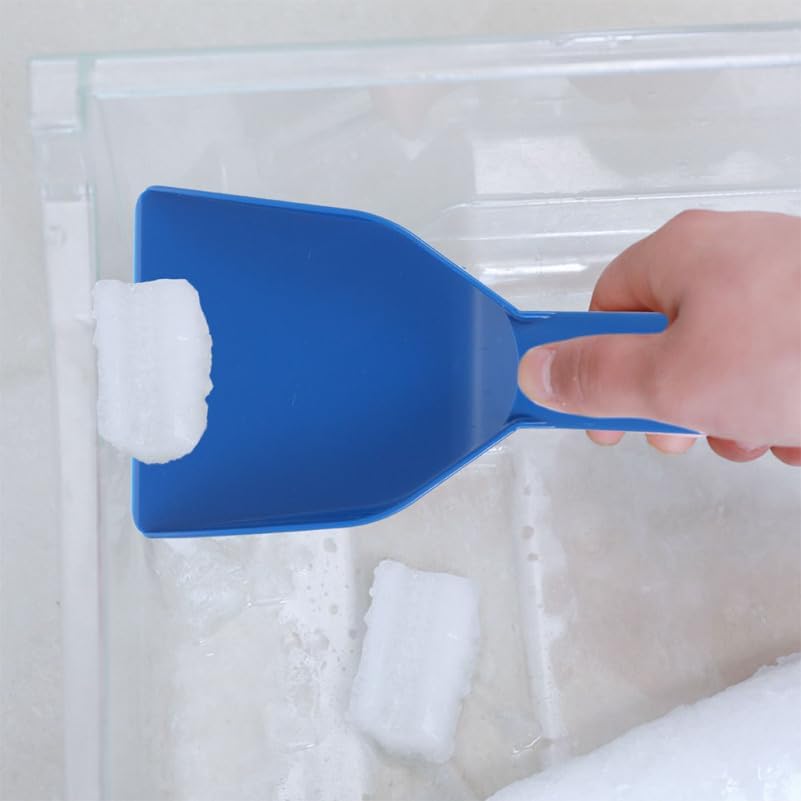 ABOOFAN Plastic Refrigerator Ice Scraper with 2pcs Ice Shovels, Freezer Frost Shovel Snow Remover Scoop Set, Kitchen Cleaning Tool