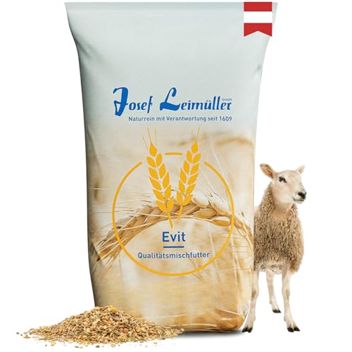 Leimüller Schaffutter & Ziegenfutter Müsli 20 kg - Futter für Schafe, Ziegen und Lämmer – Beliebtes Schafsfutter & Ziegen Futter - 100% gentechnikfrei und mehrfach gereinigt