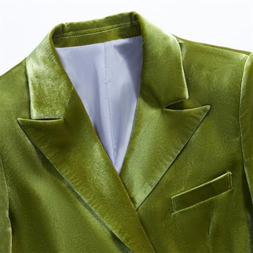 Womens Tuxedo Velvet Blazer Pants Set Dressy for Wedding Guest Buiness Suits for Women Wedding Party Graduation2