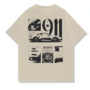Legendary JDM Racing Sports Car Iconic 911 Silhouette T-Shirt, Unisex Vintage Y2K Oversized Graphic T-Shirt, Retro Design