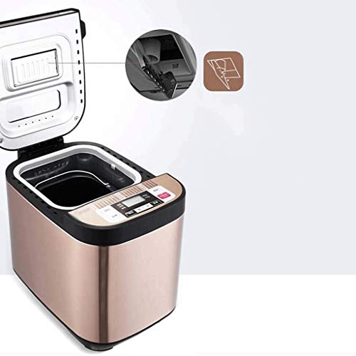 WSAND Brotmaschine-Non-Stick- Brotbackautomat programmierbar und spülmaschinenfest, inklusive Knetpaddel – Bild 4