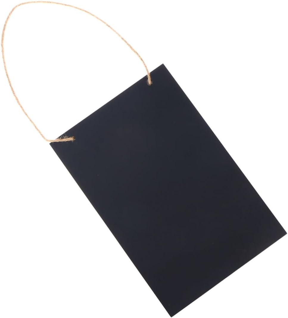 Rustic Wood Hanging Chalkboard Sign 20x30x0.5cm Decorative Display