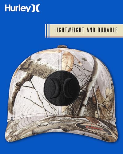 Image of Hurley Men's Caps - One & Only Flexfit Baseball Cap - Fitted Hats for Men (S-XL)