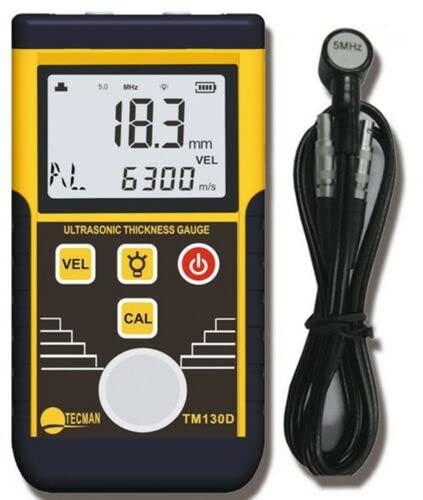 TM130D 225 mm cyfrowy ultradźwiękowy miernik grubości ściany tester miernik do metalowej stali