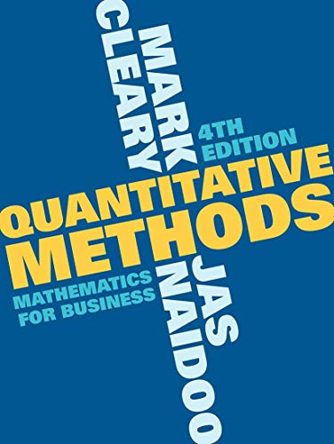 Quantitative Methods: Mathematics For Business view 2