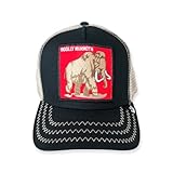  Goorin Bros Gorra Negra Elefante Parche Rojo Unica