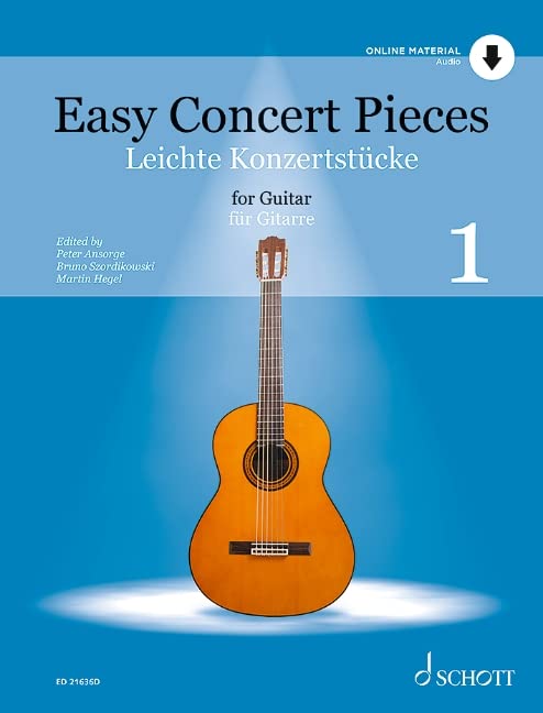 Easy Concert Pieces Guitar partitions pour jouer vos premiers morceaux à la maison
