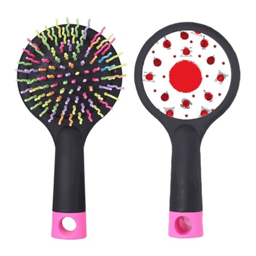 Brosse à cheveux démêlante anti-casse avec coussin à motif japonais