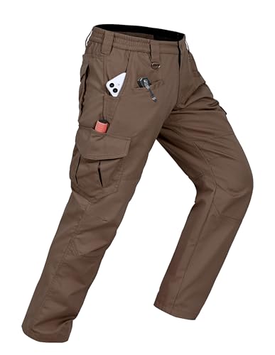 CNBQDD pantalon cargo légère randonnée brun 44Wx32L