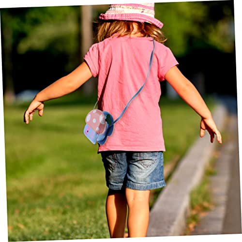 1pc Cute Boys and Girls Shoulder Bag Cartoon Mushroom Shape Coin Bag for Girls Boys Fashionable Coin Purse Random Color4