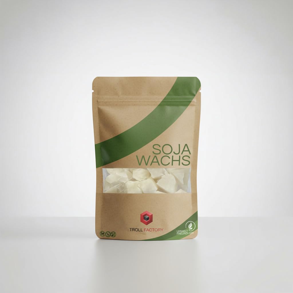 TFC Sojawachs 4kg - Natürliches, Veganes Wachs für Handgemachte Duftkerzen - Biologisch Abbaubar
