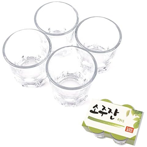 Juego de vasos de chupito de soju coreano, también para whisky, tequila y licor Cover