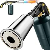 Cooking Torch Kitchen Blow Torch Flamethrower, Grill Gun Propane Torch Flame Thrower Gun with High Output, Adjustable Flame,Food Sous Vide Culinary Torch for Searing Steaks Campfires-Tank Not Included