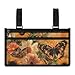 Luarisgur Butterfly Wheelchair Side Bag Daisy Flower Wheelchair Accessories for Adults Seniors Walker Organizer Bag for Wheelchair Large Wheelchair Armrest Side Hanging Storage Bag with Zipper