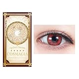 パーフェクトシリーズ コスマギア 度なし (1箱6枚) コスプレ カラコン 赤 レッド【PC17 薔薇物語 ±0.00】