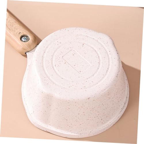 EXHUMKY Pour Spout Pot Deep Oil Pot for Home Kitchen Versatile Small Saucepan for Heating Oil Butter Chocolate and More