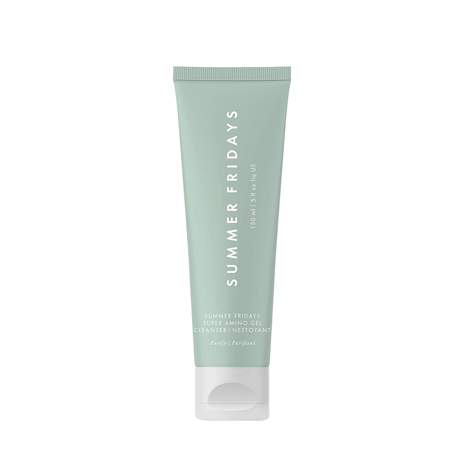 Summer Fridays Super Amino Gel Cleanser – Gentle Face Cleanser + Makeup Remover – Helps to Calm Irritation, Balance pH, Nourish Skin + Restore Moisture (5 Fl Oz) Summer Fridays Super Amino Gel Cleanser – Gentle Face Cleanser + Makeup Remover – Helps to Calm Irritation, Balance pH, Nourish Skin + Restore Moisture (5 Fl Oz)