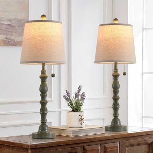 Modern Farmhouse Table Lamp Set
