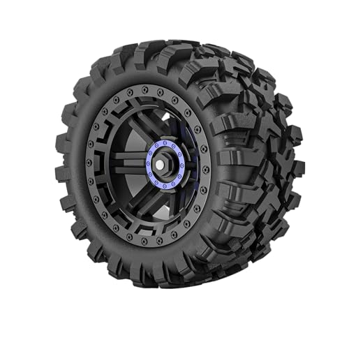 Image of Mirana Spectre 4WD Accessories - Compatible only with The Spectre 4WD Hobby Grade RC Car Toy - Tire with Rim (Set of 2)