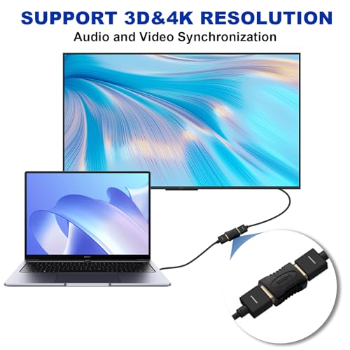 Adaptador HDMI hembra a hembra pack 6 unidades miniatura 4