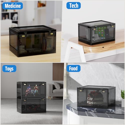 Caixa de bloqueio de medicamentos – Cofre com bloqueio de medicamentos, recipiente para alimentos, c