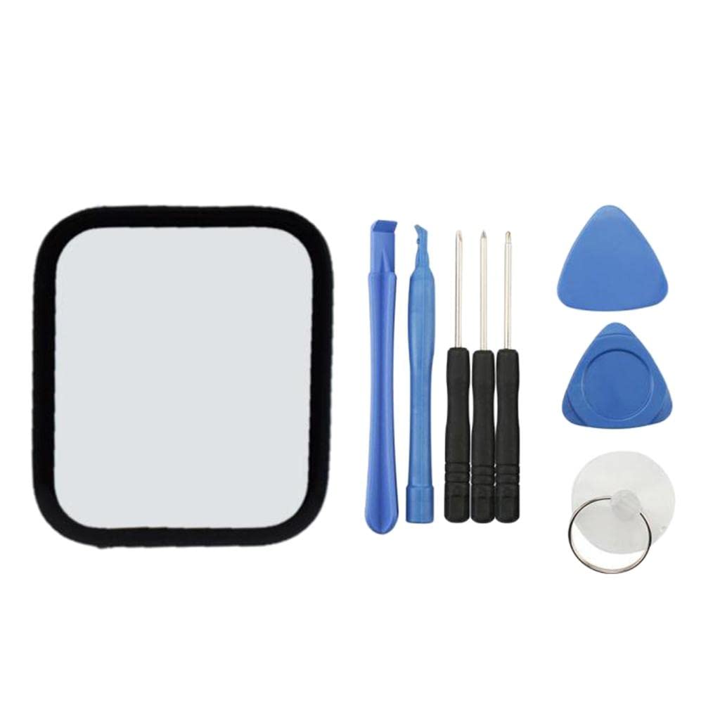 Lente Frontal Externa para Reloj Repuesto de Cristal Exterior para Pantalla Kit Separador de Vidrio Frontal Pieza de Sustitución para Pantalla de, 44mm