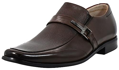 STACY ADAMS Men's Beau Moc Toe Bit Slip-On Loafer