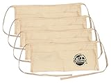 Graintex CA1047-4 2 Pocket Canvas Waist Apron (Pack of 4)