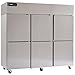 Delfield GBR3P-SH Three Section Global Series Refrigerator w/ Half-Height Doors