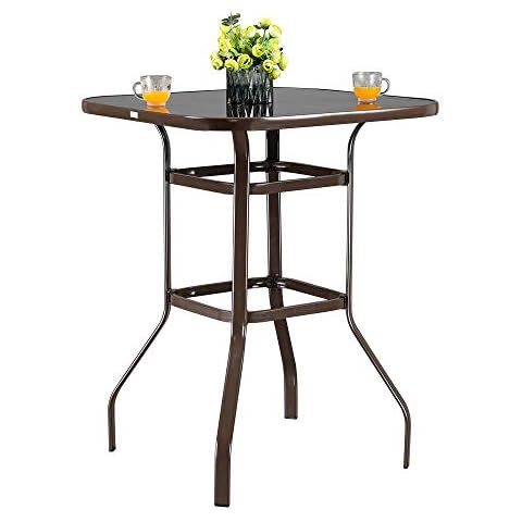 VINGLI Outdoor Bar Table Bistro Table Cover