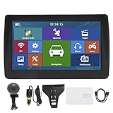 Brilluxa Car GPS, Navigator Multimedia -Spieler, kompatibel mit Universal 7in -Fahrzeugen, 256 MB+8G FM Europäische Karte Sonnenvisor
