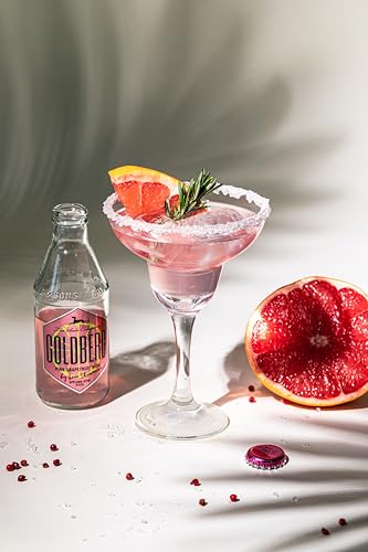 GOLDBERG Pink Grapefruit – 24 x 0,2 l Glasflaschen in Mehrwegkiste – Mit erfrischenden Grapefruitnuancen – Perfekt für fruchtige Cocktails, Longdrinks & Sommergetränke