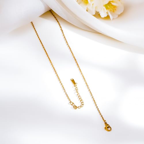 Image of Rubans Demi Fine Stainless Steel Pendant Chain Daily Gift for Women & Girls