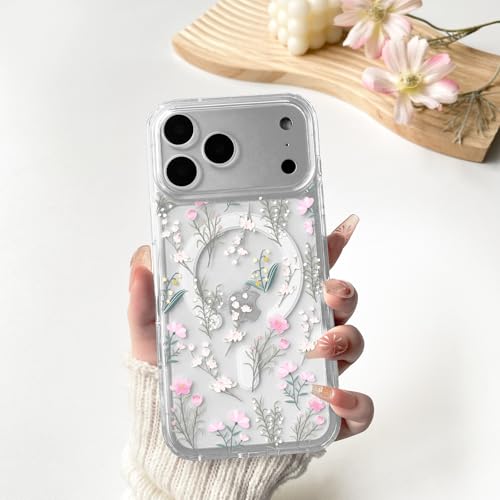 Lovmooful Magnetic for iPhone 17 Pro Max Case Cute Flower-Many Flowers by Lovmooful - Used condition - Image 7