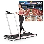 DeerRun Raceable Treadmills Suitable for High-tech Equipments, Max 136KG Foldable treadmill for home, Folding Treadmill with APP control, Running Machine with Multi-Runner Races,Door to Door Delivery