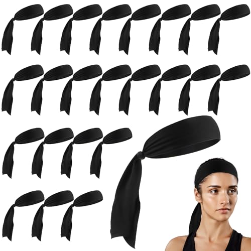 Bandeaux élastiques de sport cobee (lot de 24) pour tennis et running