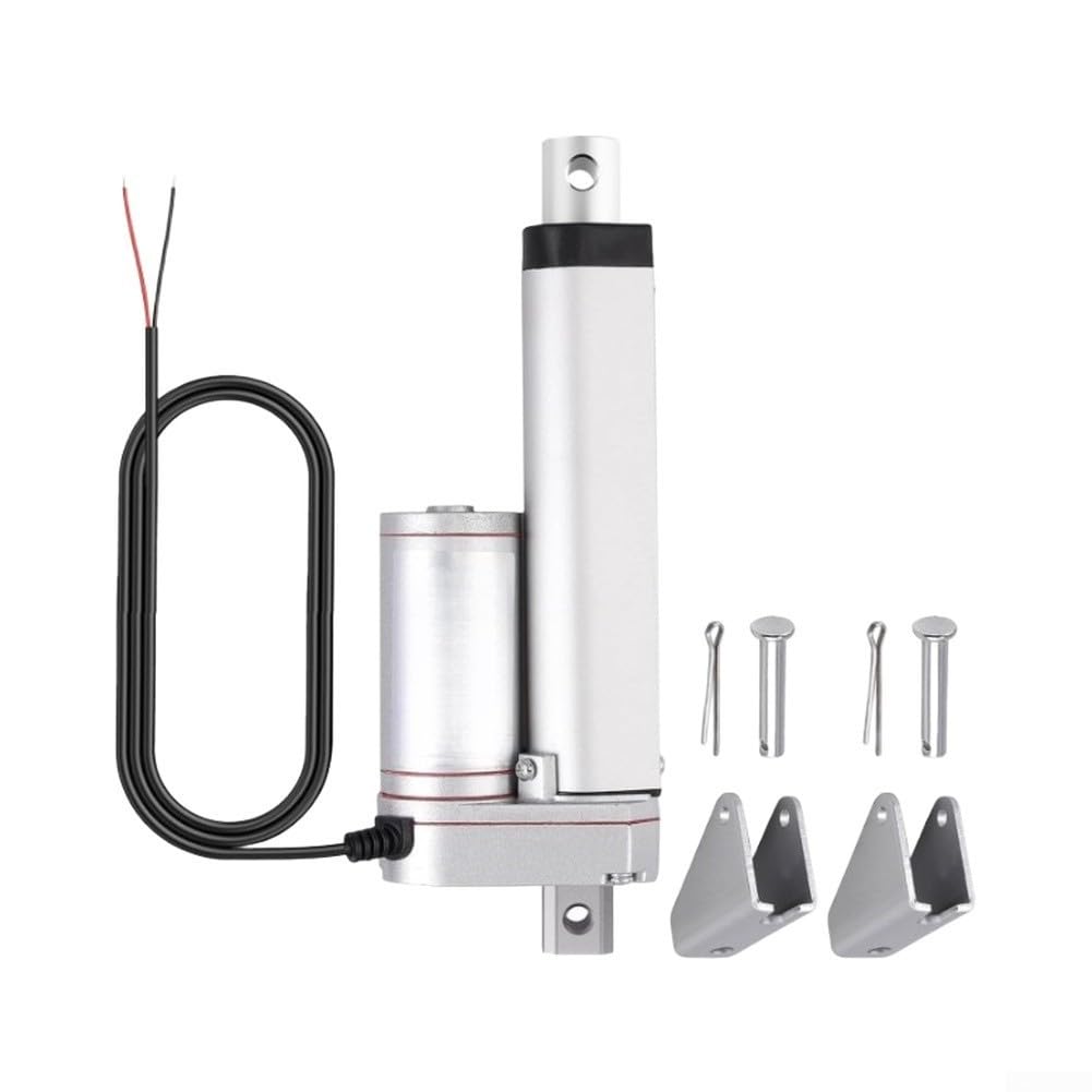 Actuador lineal resistente 1500N 12V Motor eléctrico para sillas elevadoras – Barra de empuje impermeable IP65 50 mm (1500 N 150 mm)