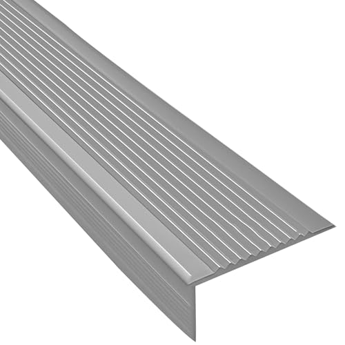 PVC�� �K�i�i�@ �S���� �K�i����~�� �؍� �^�C�� �R���N���[�g �������̊K�i�ɑΉ�(Gray,300x8x3.5cm/118x3x1.4in)