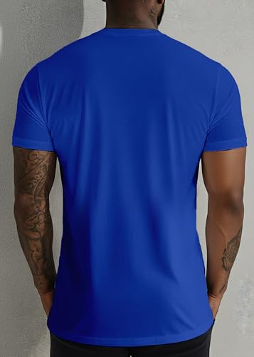 Image of Peppyzone Quick Dry Sports T Shirt for Men | Lightweight Breathable Gym T-Shirt | Regular Fit Workout Tee for Running, Training & Everyday Activewear