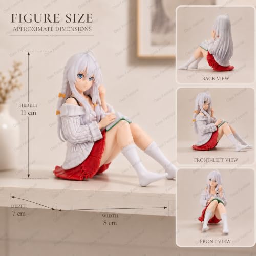 Image of Wandering Witch: The Journey of Elaina -Premium Action Figures Collectible for Office Desk, Study Table, Car Dashboard, Decoration for Anime Lovers, Fans, Kids, Collectors