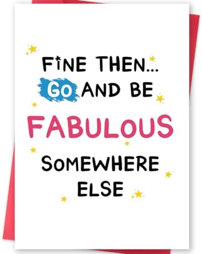 Funny Leaving Card for Coworker,Farewell Going Away Card