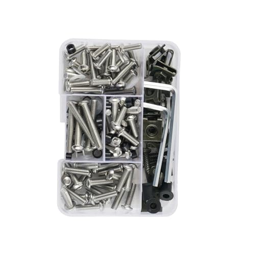 �{�f�B���[�N�N���b�v �ɓK������ M5 M6 155/177/190/253PCS �t�F�A�����O�{���g�L�b�g �t�@�X�i�[�N���b�v �l�W(155��)