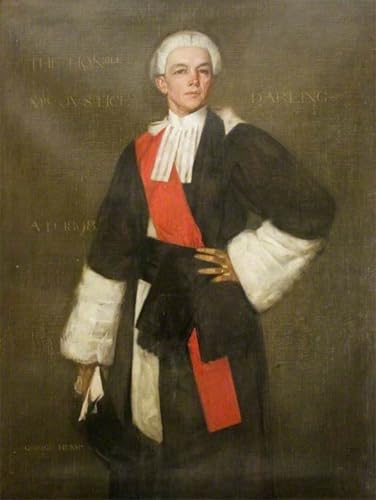 Art Tableau l'Honorable Juge Darling George Henry Toile Grand Format 60x90