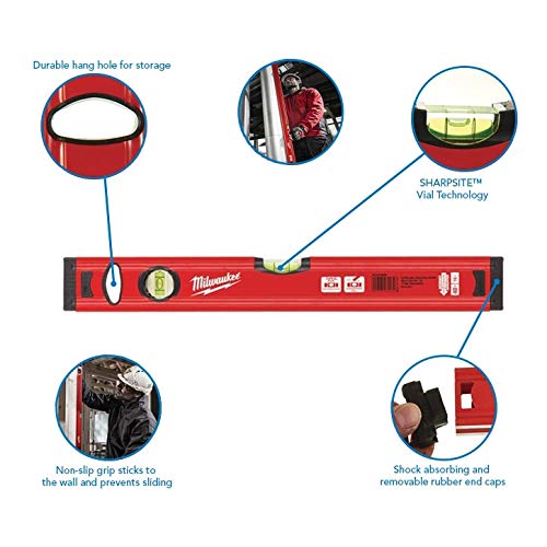 Milwaukee 4932459091 Niveaux à structure mince 60cm - vue 5