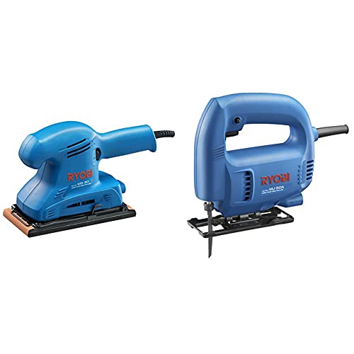 �����[�r(RYOBI) �T���_ MS-30B 93×228mm 636432A & (RYOBI) �W�O�\�[ MJ-50A 615918A�y�Z�b�g�����z