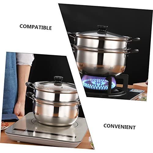 Pot de soupe pour cuire sans brûler les aliments sur plaque induction