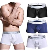 [Pazalor] 蒸れない メンズ ボクサー パンツ 陰嚢 陰茎 分離型 網ポケット 付き 爽やか感触 下着