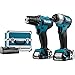 Produktbild Makita CLX224SAX1 12V Li-Ion accu boor-/schroefmachine (DF333D) & slagschroevendraaier (TD110D) combiset (2x 2.0Ah accu) in koffer